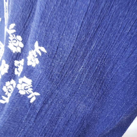 Lulu's Mediterranean Sea Navy Blue Halter Dress - Picture 7 of 14